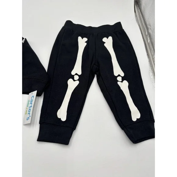 Carters Halloween 2 Pc Hoodie & Pants 12 Months - Picture 2 of 3